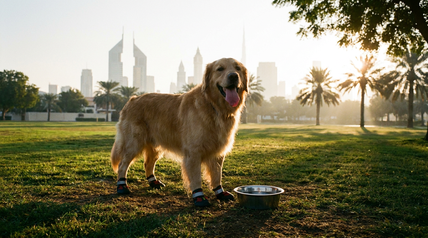 UAE Dog Care Guide: Beating the September Heat at Al Khail Park